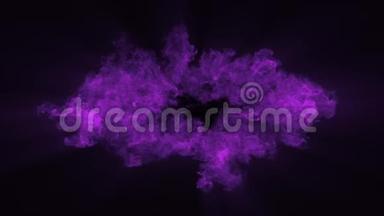 10紫色粒子<strong>冲击波</strong>覆盖图形元素卷. 3